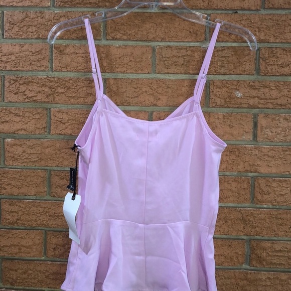 💜LEITH💜NWT LAVENDER FAUX WRAP CAMISOLE💜 - Picture 4 of 8